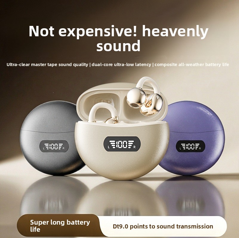 Bone Conduction Running Headphones - 블루투스 이어버드, 골전도 방식 헤드폰, 고음질