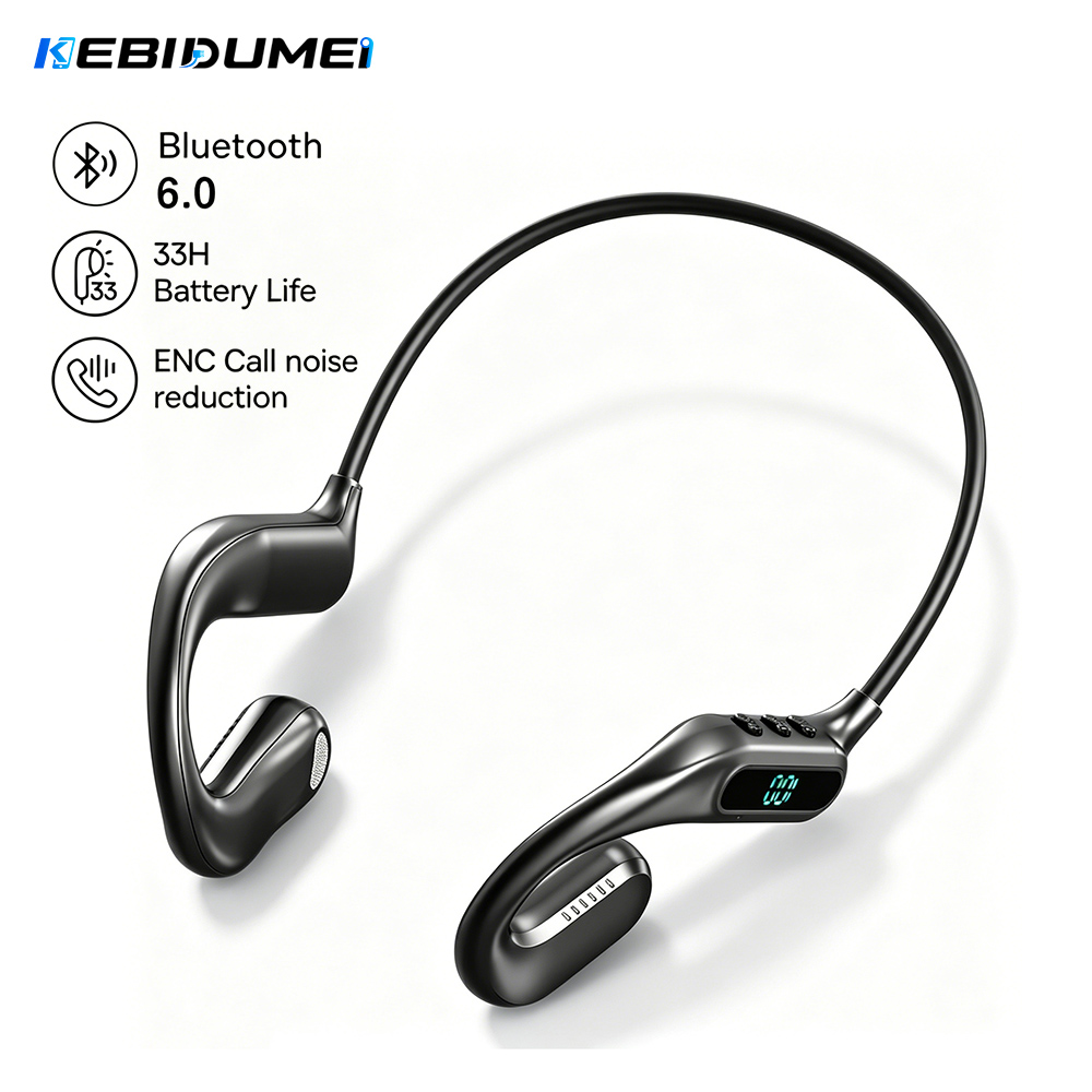 KEBIDUMEI 오픈 이어 블루투스 6.0 헤드폰 넥 - Bone Conduction Running Headphones 리뷰 및 가격