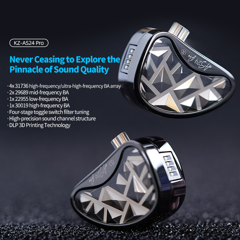 KZ AS24 PRO 인이어 유선 이어폰 (전자 필터  - Planar Magnetic Iem Earphones 리뷰 및 가격
